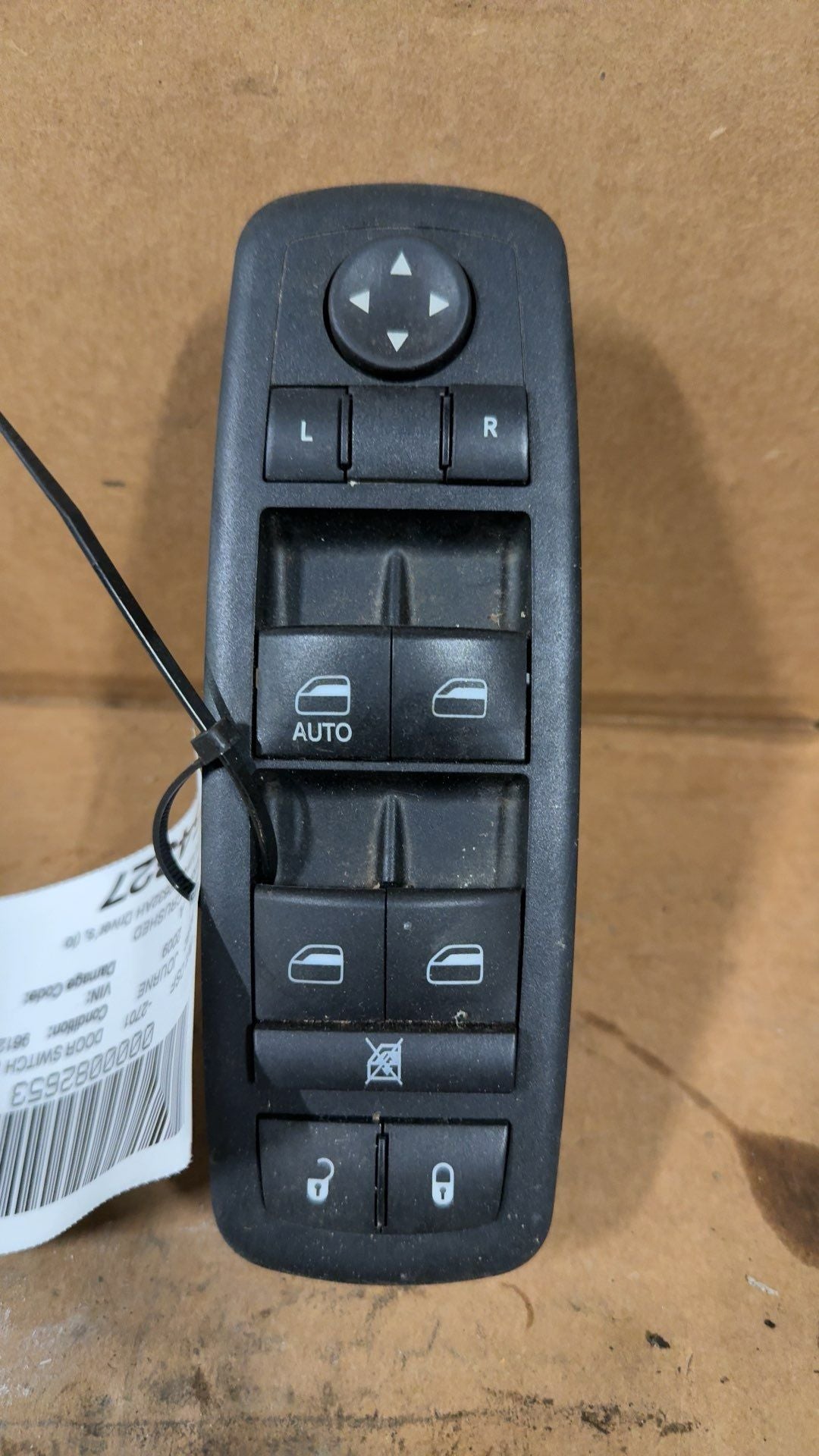 2009 2010 Dodge Journey Driver Side Left Front Door Window Master Switch Driver s lock with mirror and