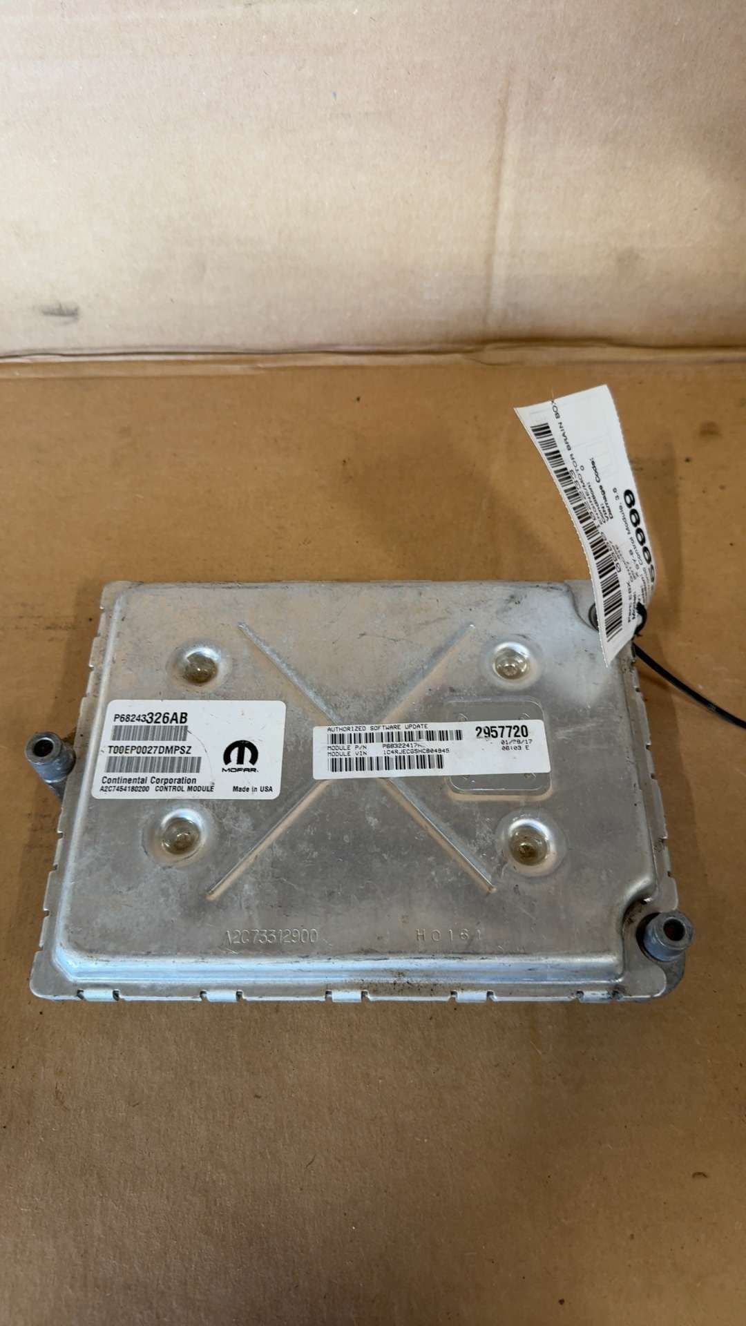 2016 2017 Jeep Grand Cherokee Engine Control Module ECU ECM PCM 3.6L Electronic