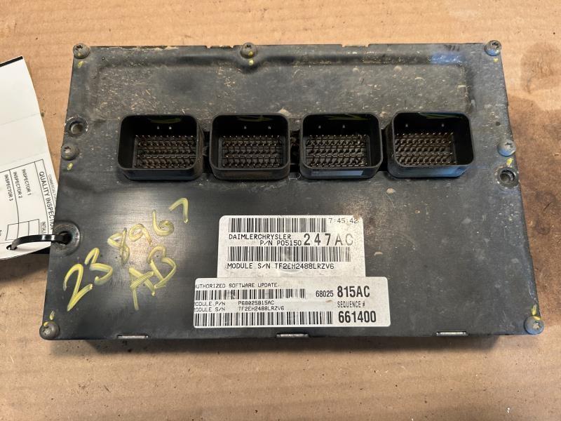 2008 2009 Chrysler Town and Country, Dodge Caravan Engine Control Module ECU ECM PCM Electronic