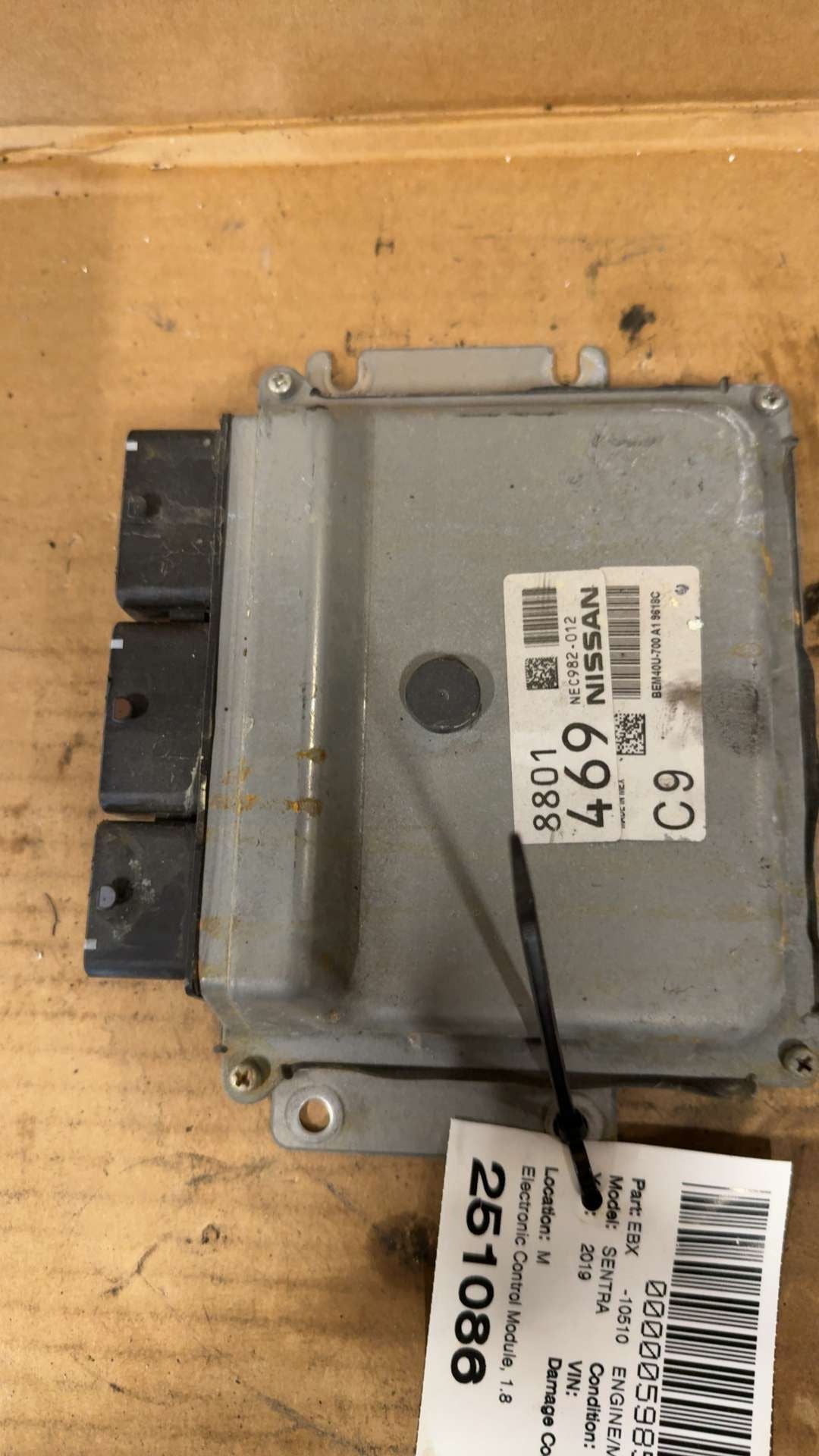2018 2019 Nissan Sentra Engine Control Module ECU ECM PCM 1.8L Electronic