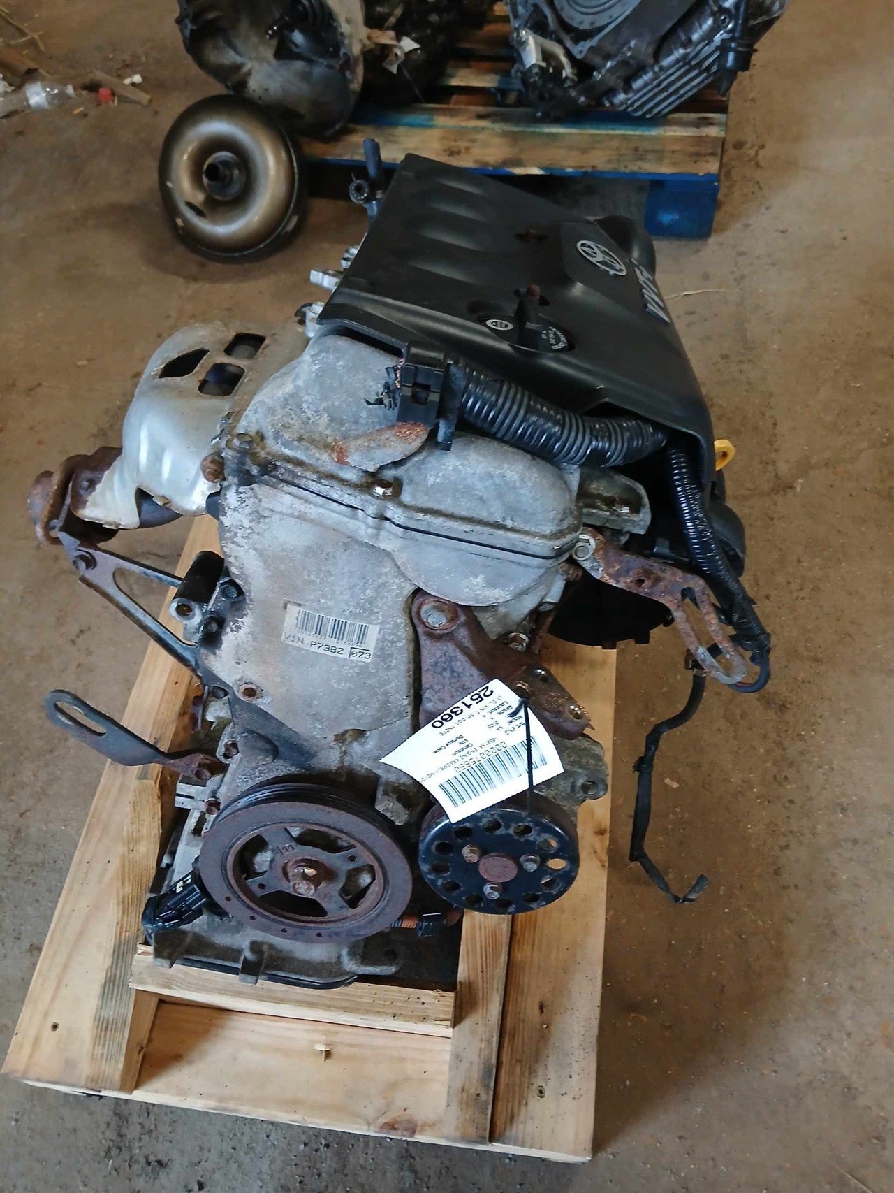 2000 thru 2019 Toyota Yaris, Toyota Echo, Toyota Prius, Scion XA and 1 more Engine Motor Assembly 1.5L VIN T