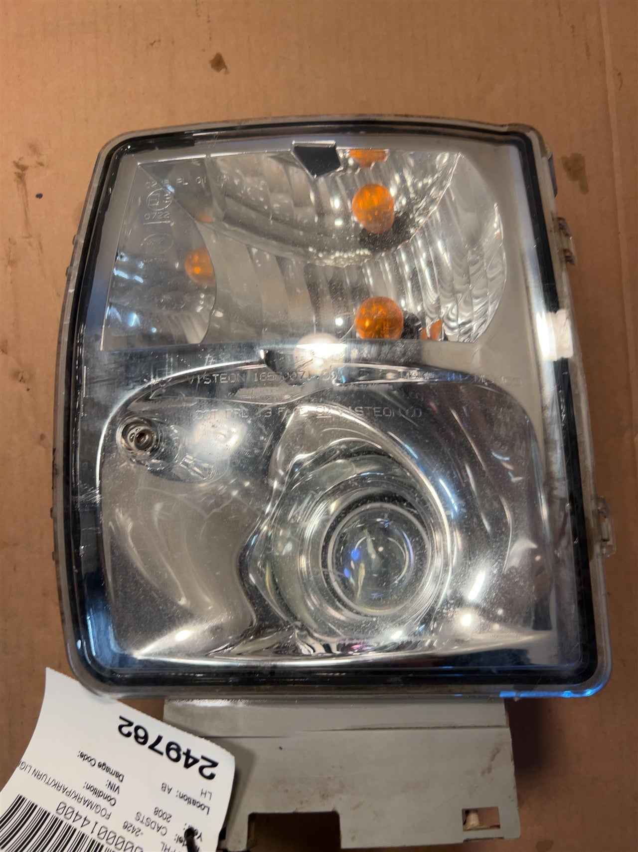 2005 thru 2011 Cadillac STS Driver Side Left Front Lamp Side Marker bumper mounted L