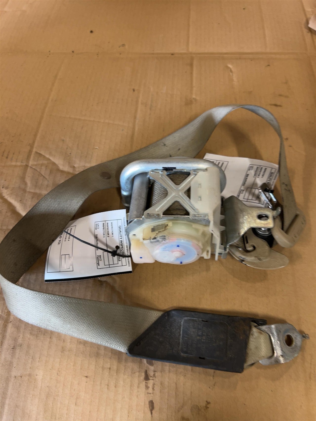 2013 thru 2017 Honda Accord Seat Belt Front passenger retractor