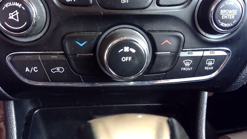2015 2016 2017 2018 Jeep Cherokee AC Heater Temperature Climate Control Unit air conditioning