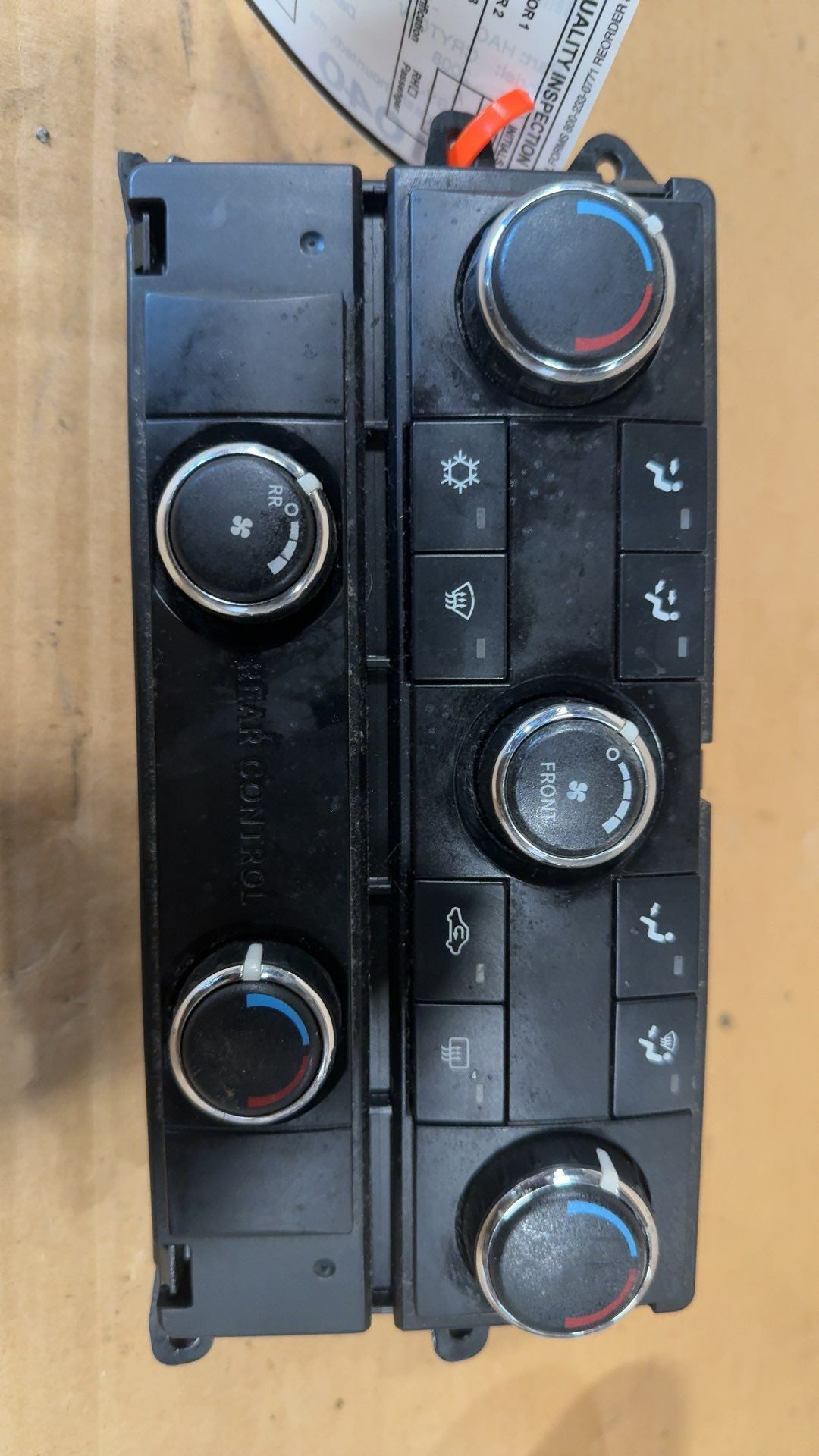 2008 2009 Chrysler Town and Country, Dodge Caravan AC Heater Temperature Climate Control Unit front dash mounted manual