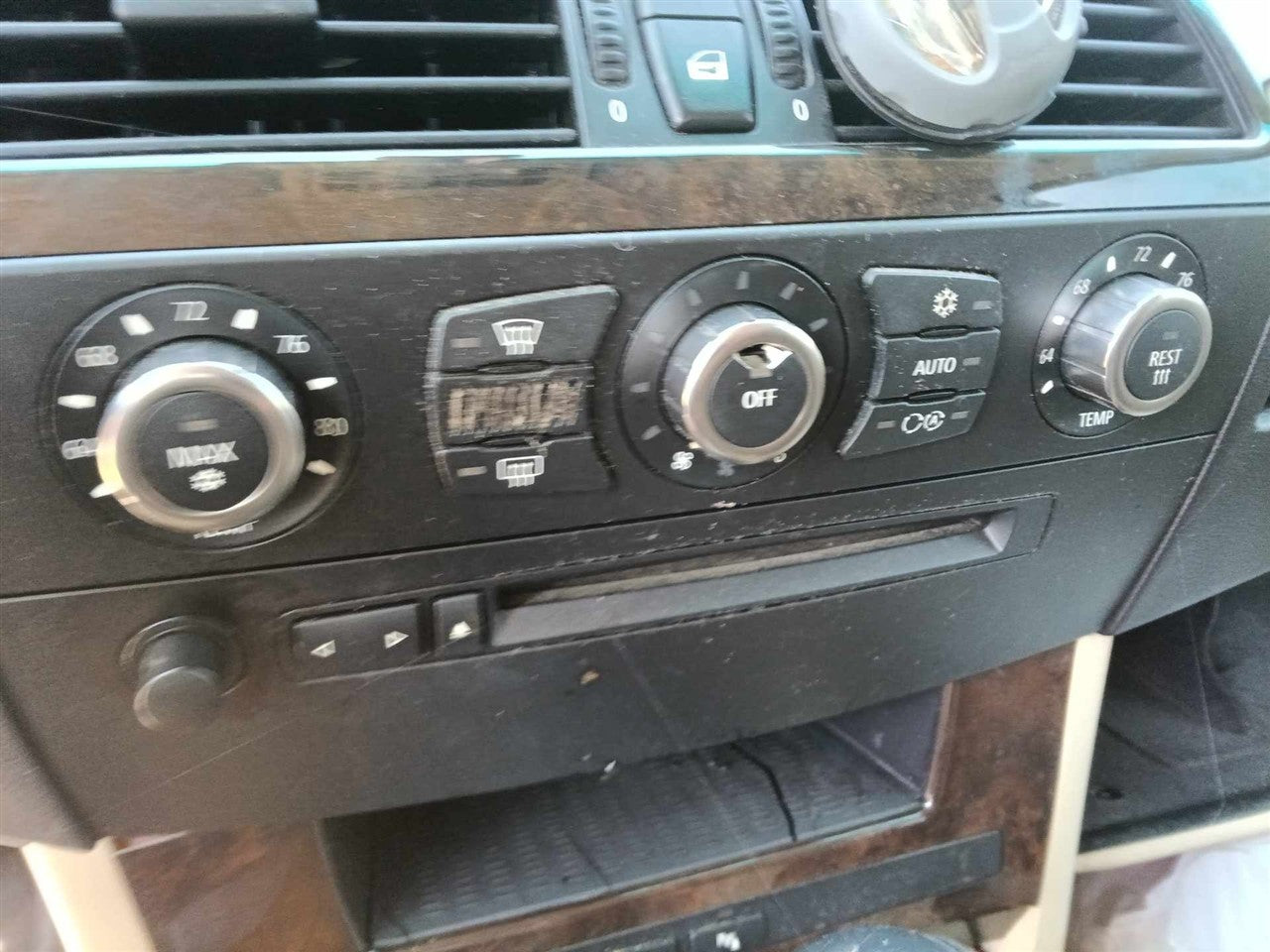 2005 thru 2010 BMW M5, BMW 525I, BMW 530I, BMW 550I and 3 more AC Heater Temperature Climate Control Unit automatic