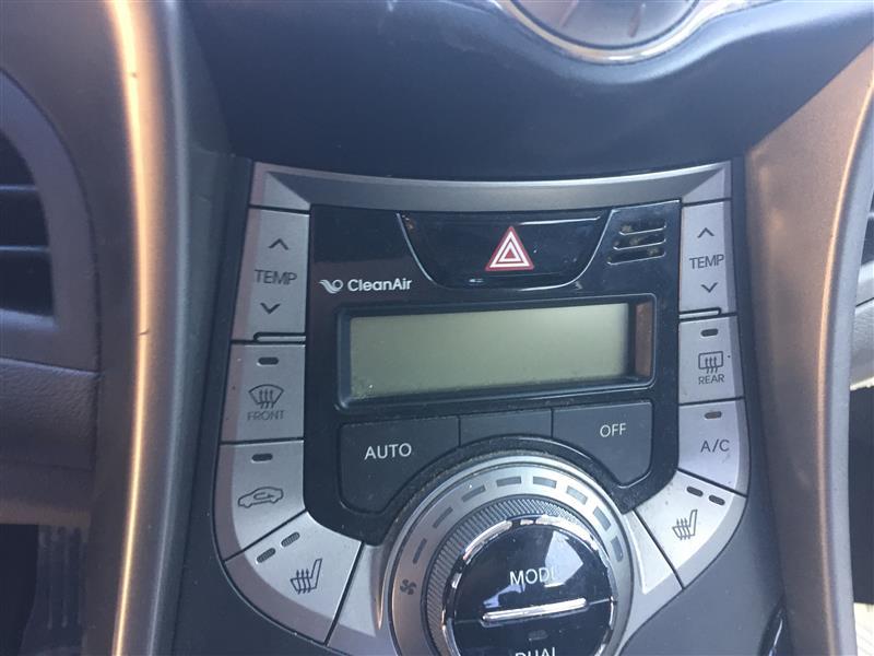 2011 2012 2013 Hyundai Elantra AC Heater Temperature Climate Control Unit