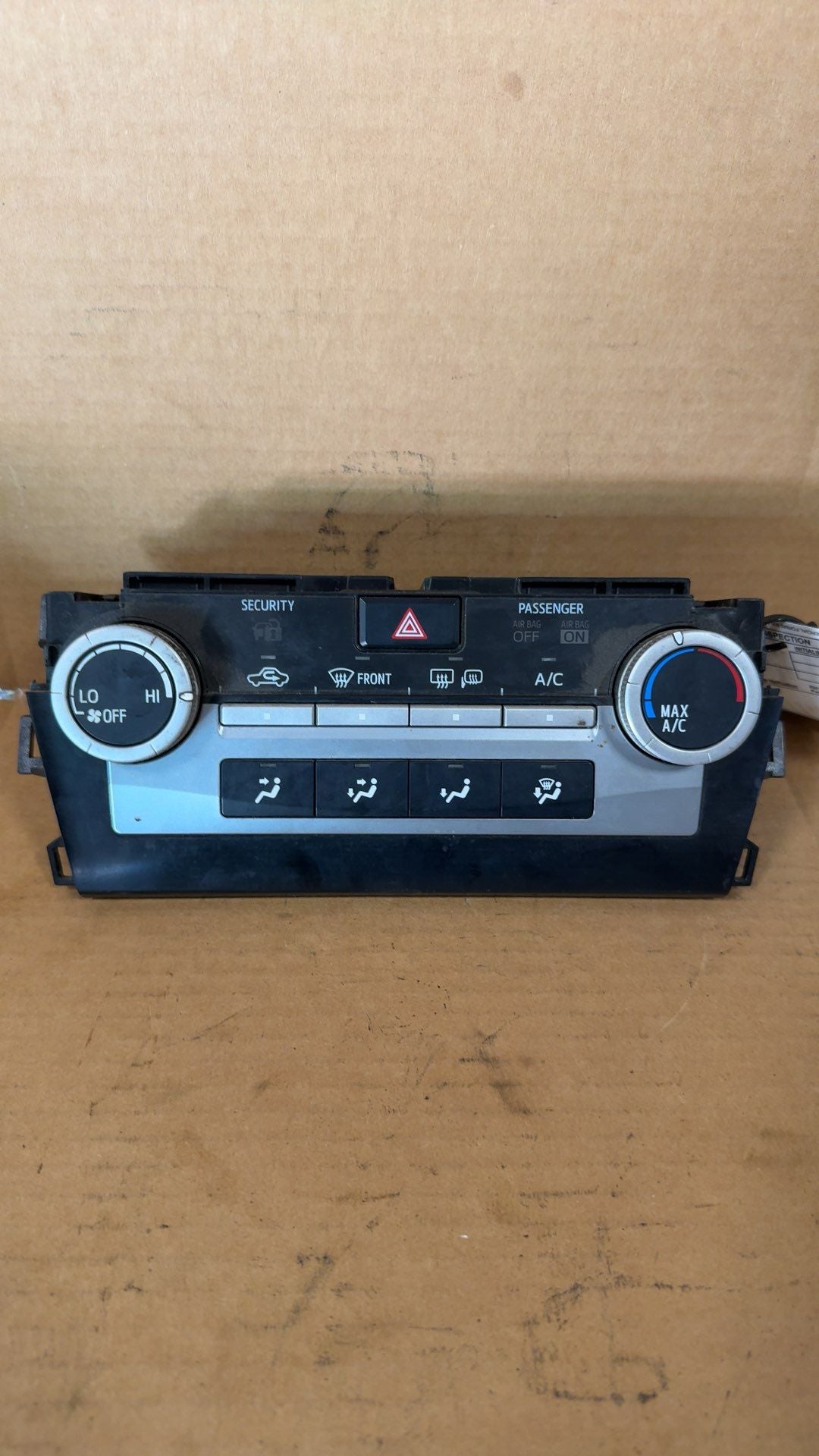 2012 2013 2014 Toyota Camry AC Heater Temperature Climate Control Unit