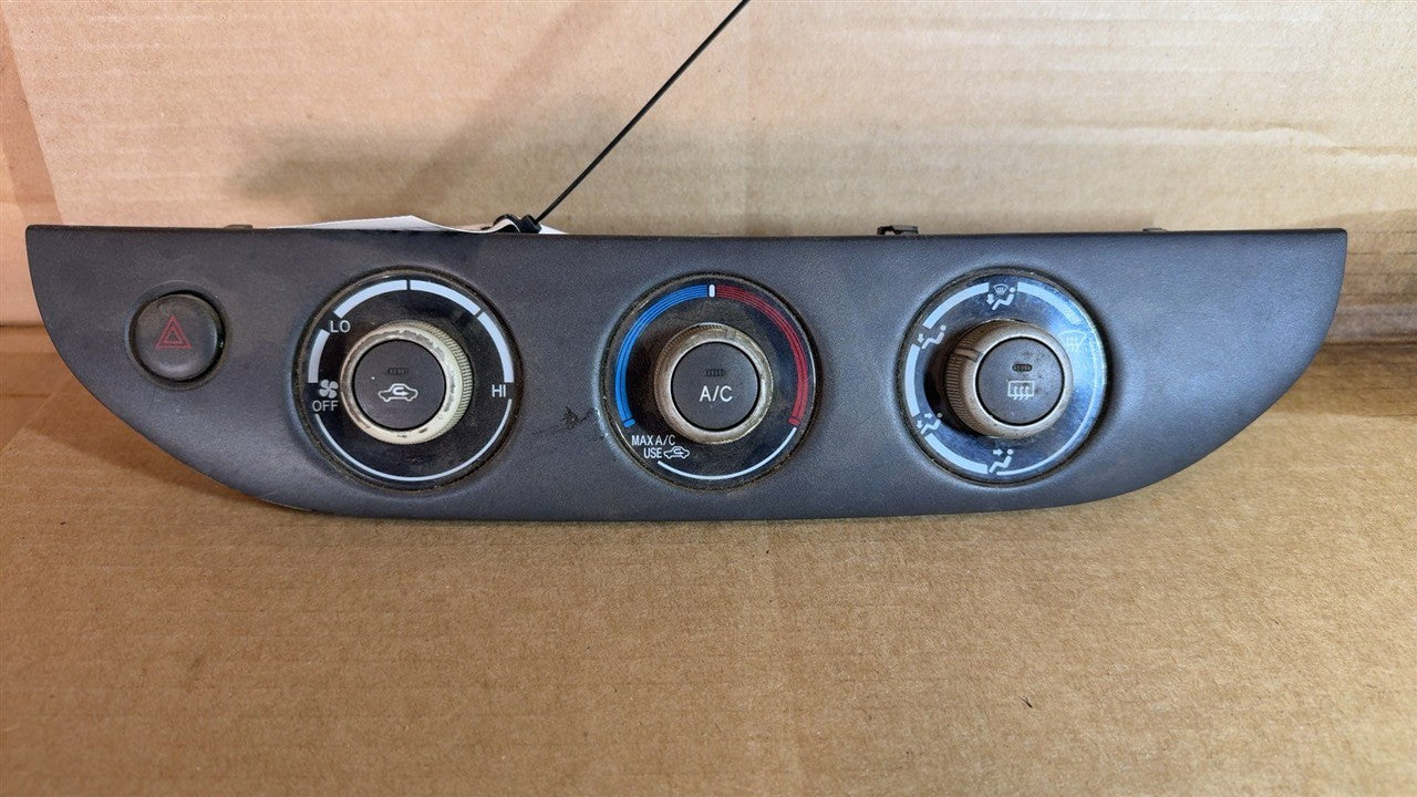 2002 thru 2006 Toyota Camry AC Heater Temperature Climate Control Unit manual