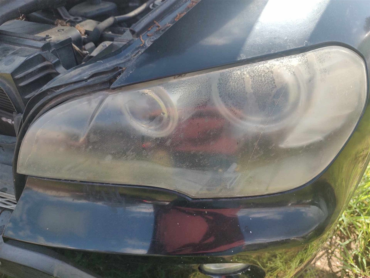 2007 thru 2011 BMW X5 Driver Side Left Headlight Headlamp Assembly xenon adaptive headlamps L