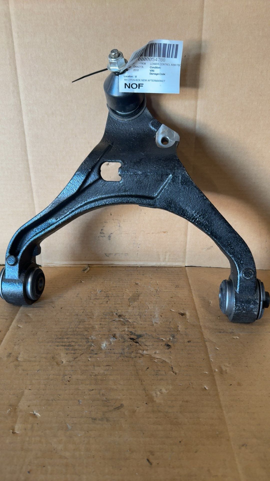 2005 thru 2011 Dodge Dakota, Mitsubishi Raider Passenger Side Right Lower Cntrl Arm FR R