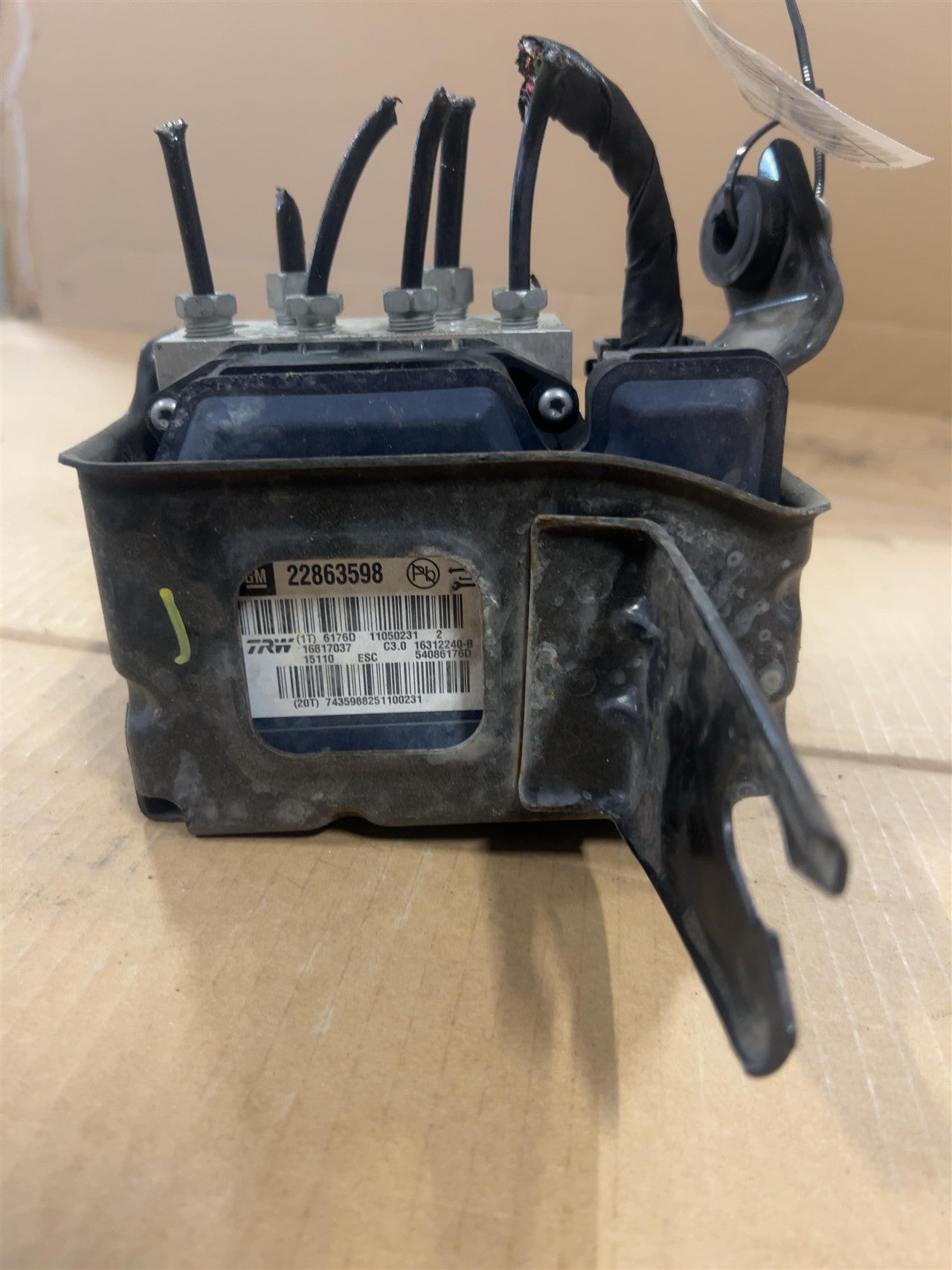 2012 thru 2016 Chevrolet Malibu, Buick Lacrosse, Buick Regal ABS Anti Lock Brake Pump Control Module Assembly