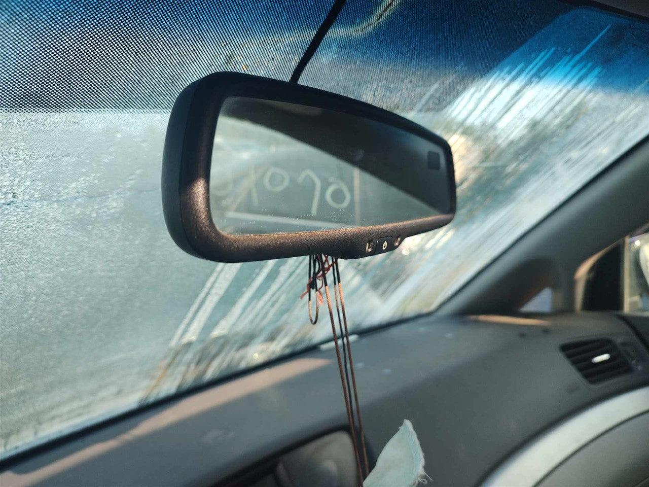 2006 thru 2014 Subaru Tribeca Interior Rear View Mirror without camera display compass