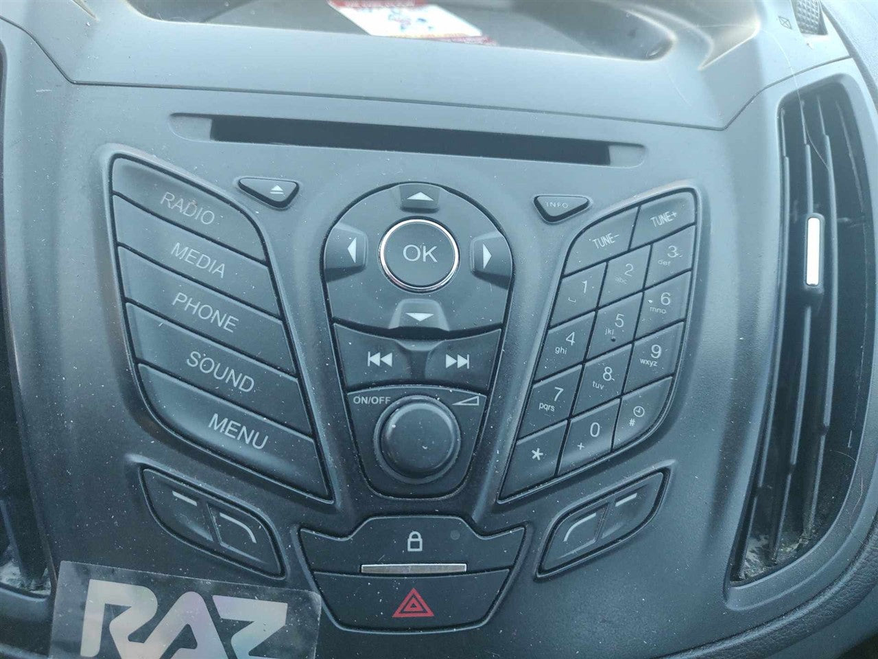 2013 Ford Escape Radio Stereo Audio Head Unit control panel 4.2 display without satellite
