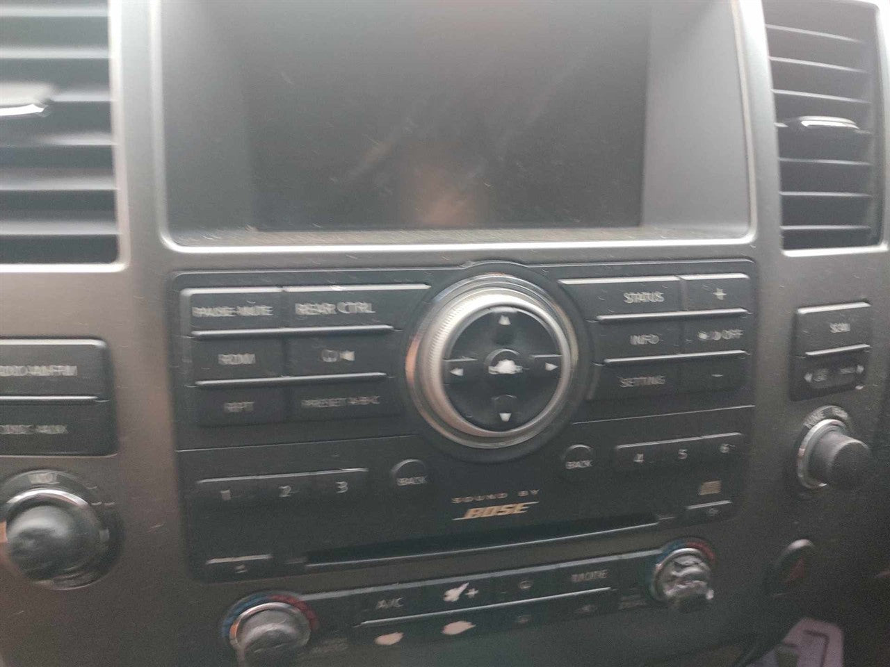 2006 thru 2012 Nissan Pathfinder, Nissan Armada Radio Stereo Audio Head Unit control and display screen