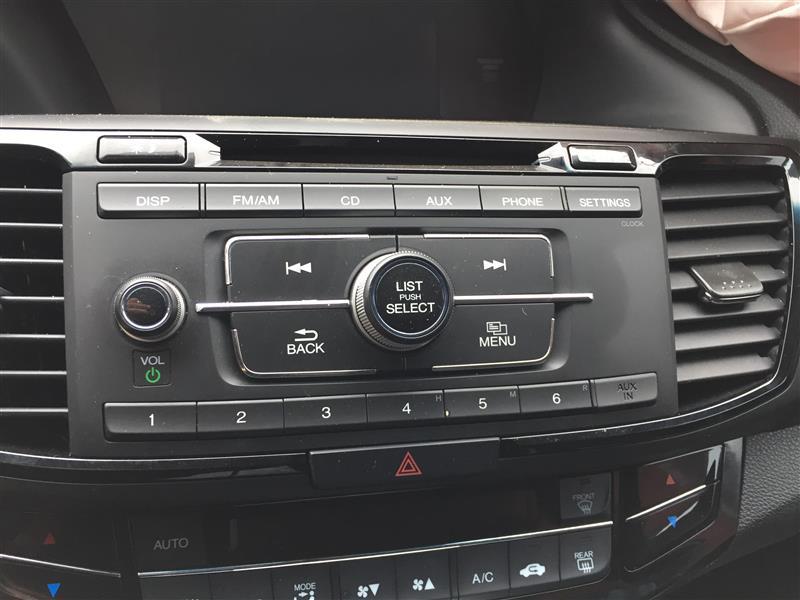 2016 2017 Honda Accord Radio Stereo Audio Head Unit US market Sport