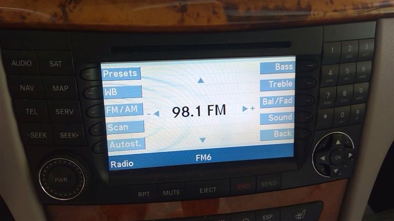 2004 thru 2008 Mercedes Benz Mercedes E Class, Mercedes Benz Mercedes CLS Class Radio Stereo Audio Head Unit receiver