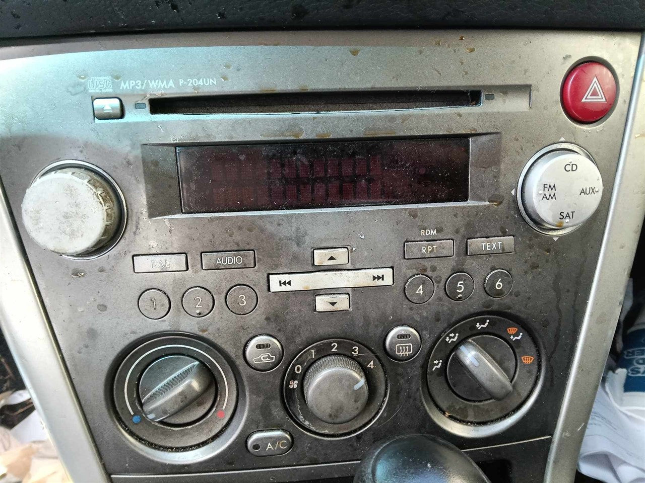 2007 2008 2009 Subaru Legacy Radio Stereo Audio Head Unit receiver AM FM CD