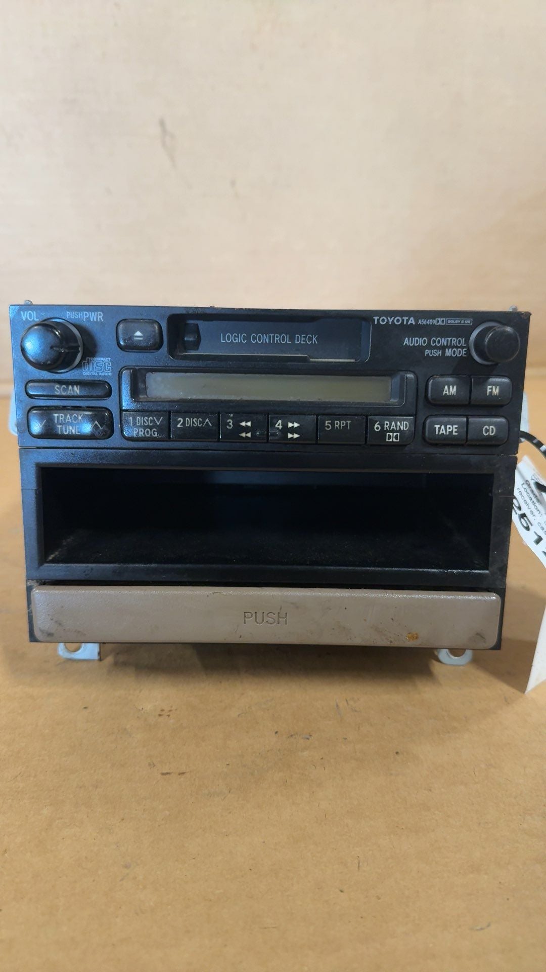 1997 thru 2002 Toyota Corolla, Toyota Tacoma, Toyota RAV4, Toyota Solara Radio Stereo Audio Head Unit