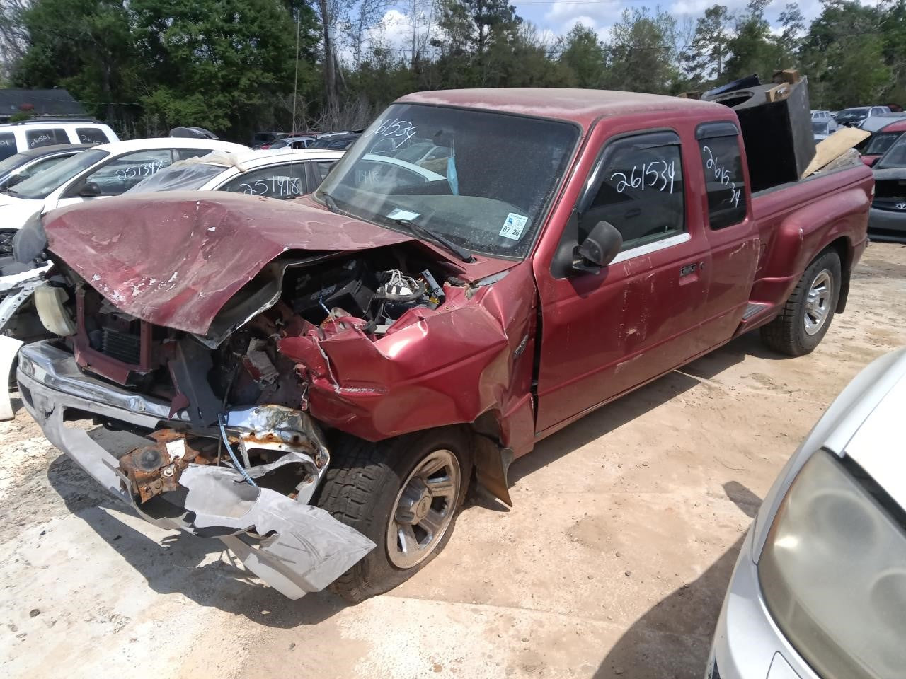 Donor vehicle 2001 Ford Ranger (Stock #261534)
