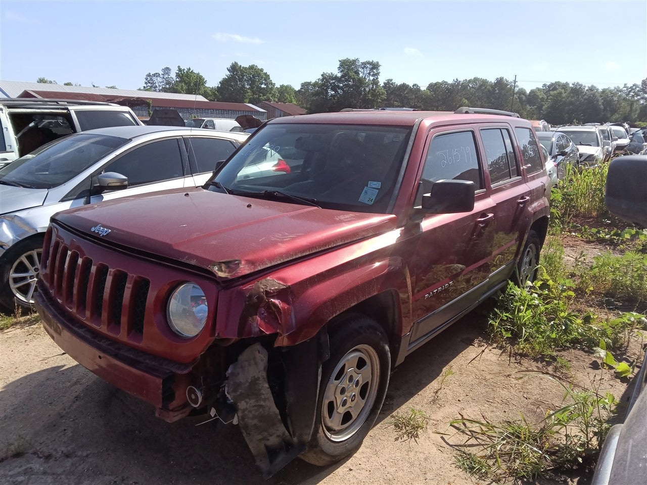 Donor vehicle 2016 Jeep Patriot (Stock #261579)