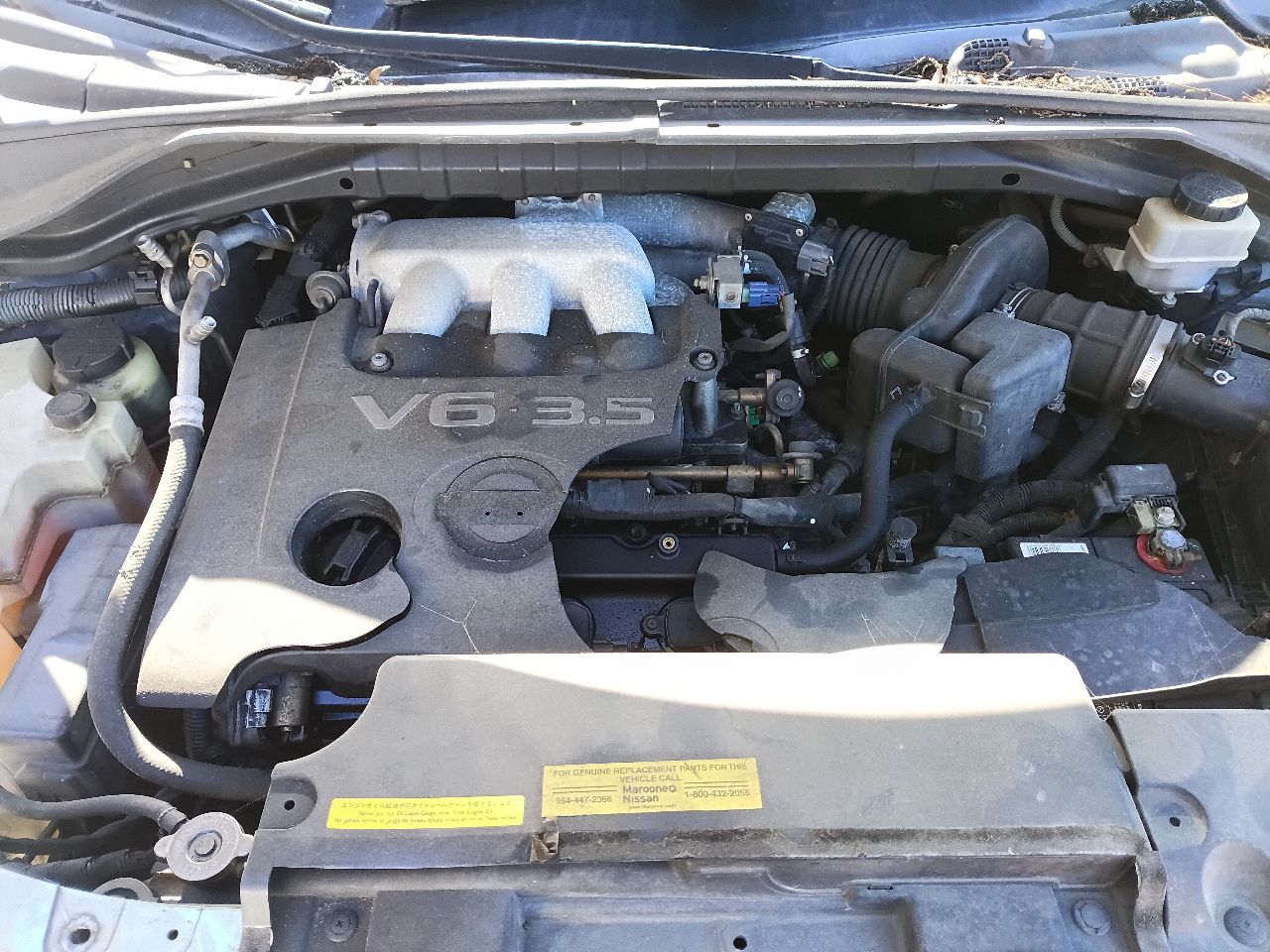 Donor vehicle 2003 Nissan Murano (Stock #261615)