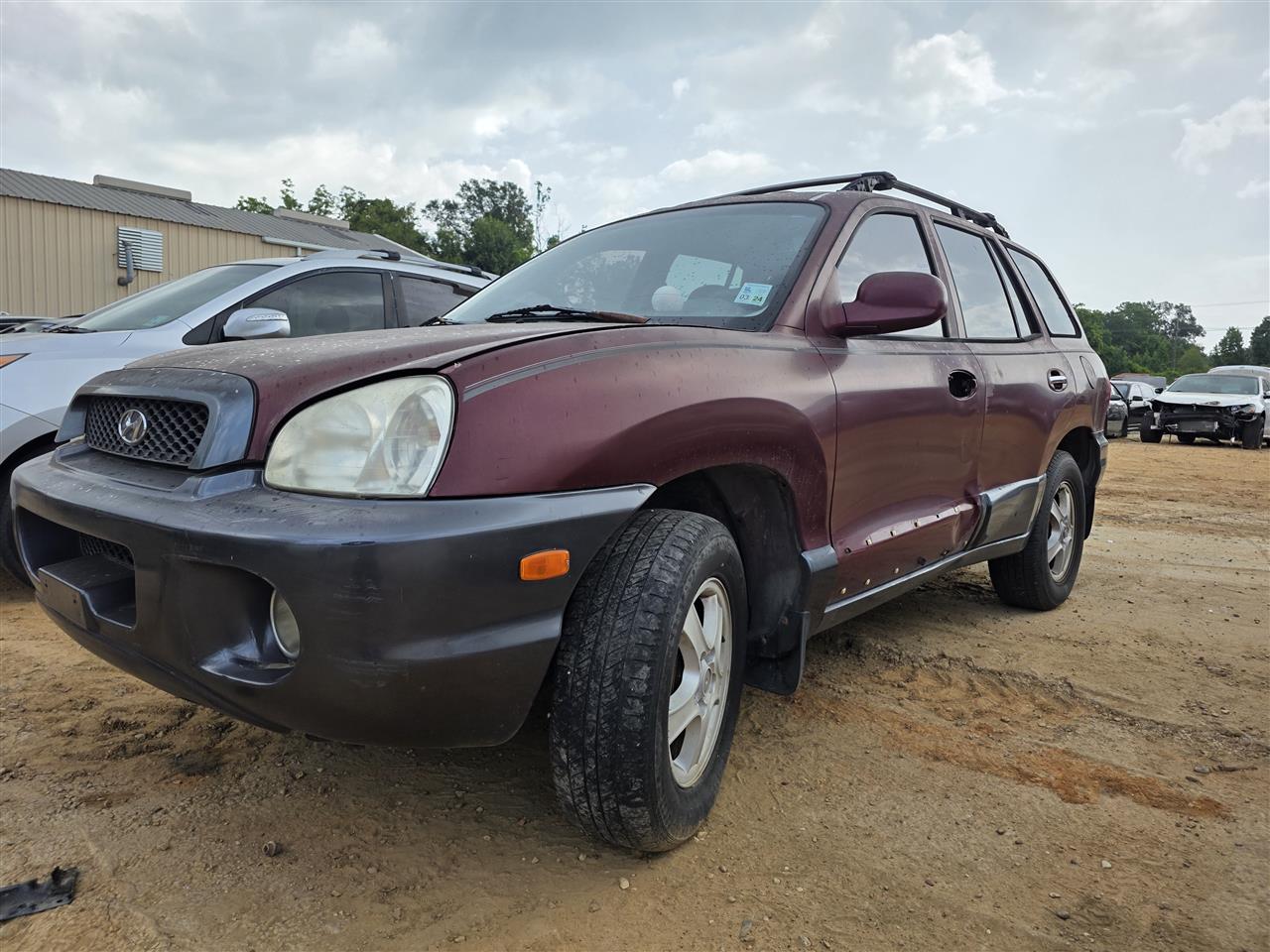 Used OEM Radiator Core Support from 2001 Hyundai Santa FE