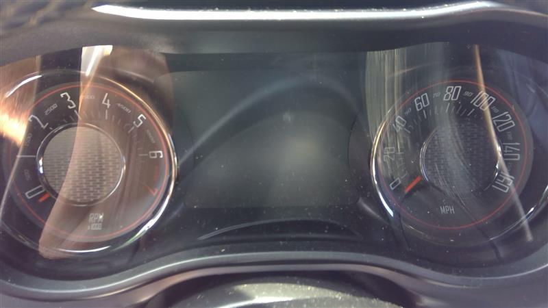 2020 Dodge Challenger Speedometer Instrument Gauge Cluster MPH 3.6L with gloss black trim rings