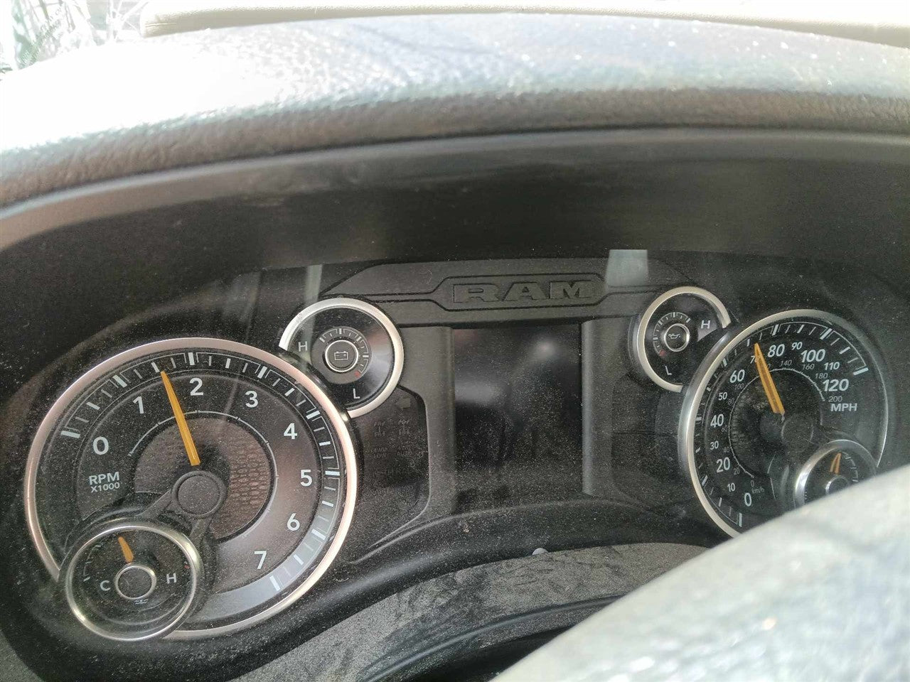 2019 Dodge 1500 Speedometer Instrument Gauge Cluster new style 6 lug wheel gasoline MPH 120