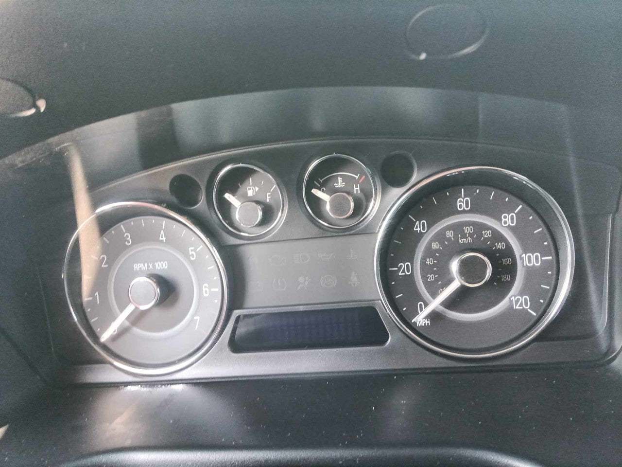 2009 Ford Flex Speedometer Instrument Gauge Cluster MPH black face and silver rings