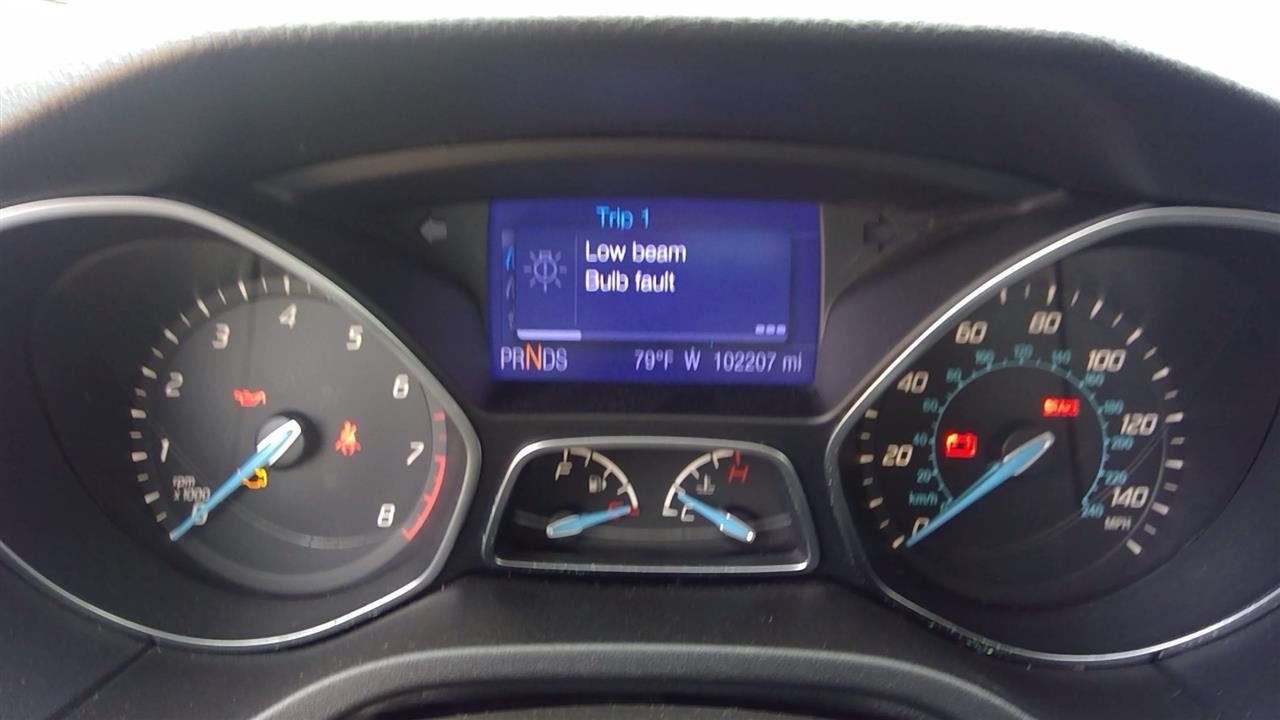 2013 2014 Ford Focus Speedometer Instrument Gauge Cluster gasoline without turbo MPH