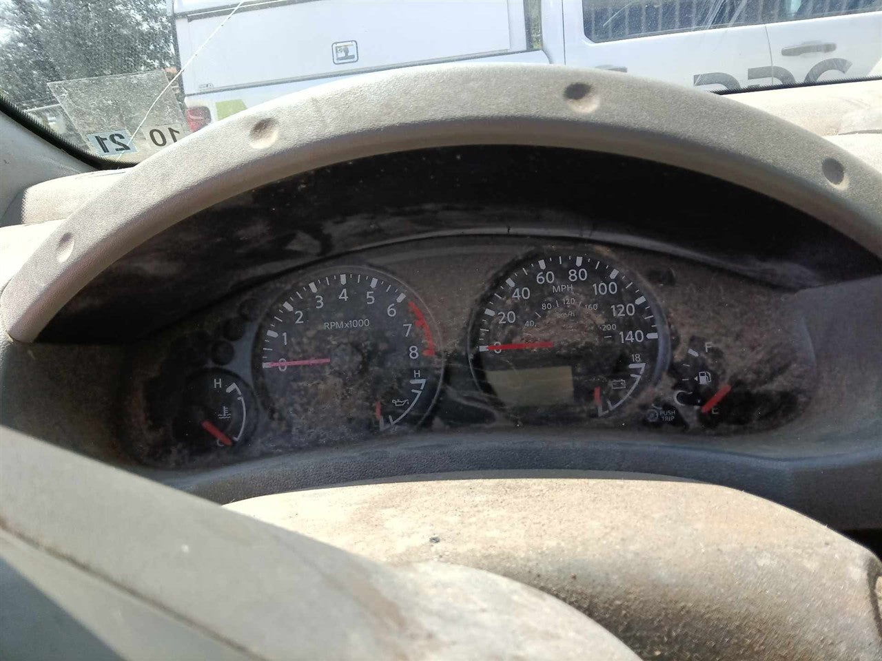 2006 Nissan Frontier Speedometer Instrument Gauge Cluster KPH 6 cylinder 4x2 AT