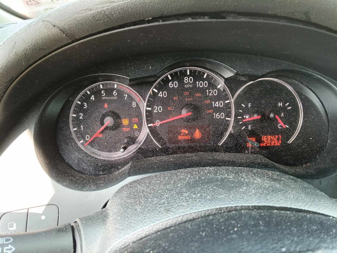 2010 Nissan Altima Speedometer Instrument Gauge Cluster 2.5L 4 cylinder MPH AT CVT