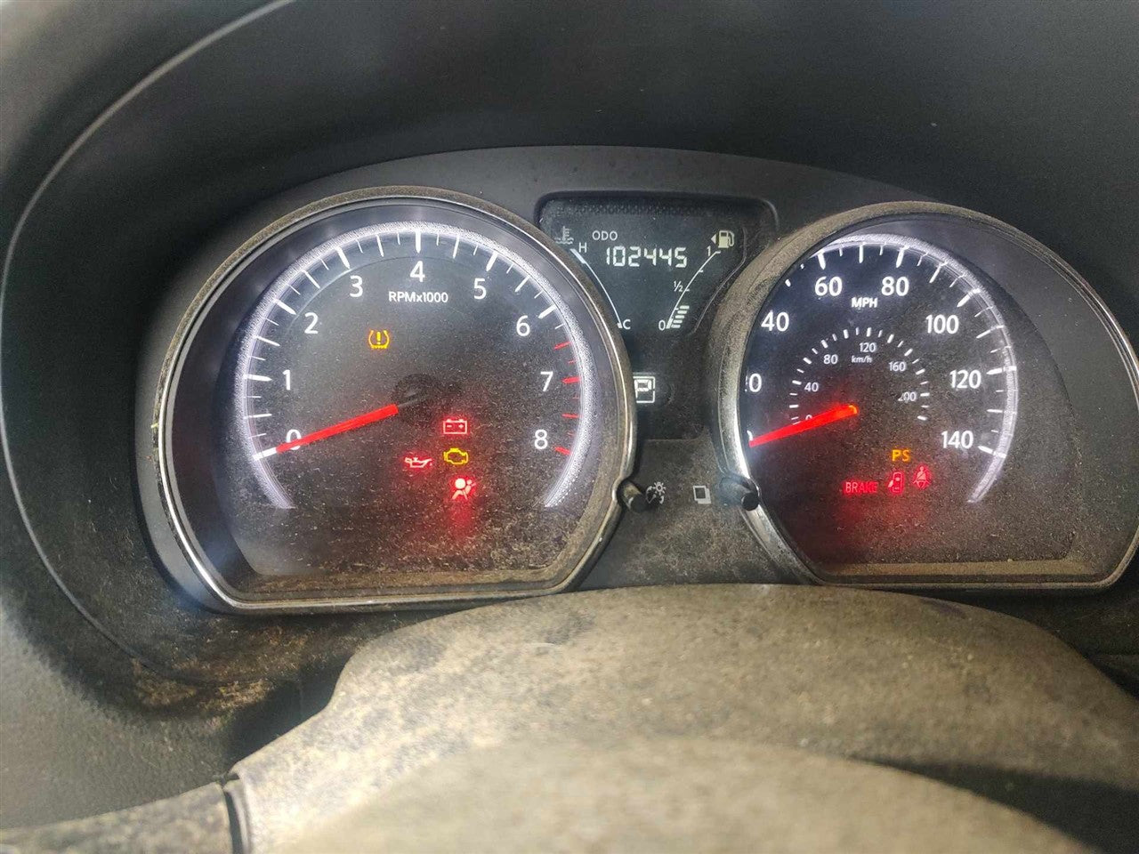2015 thru 2019 Nissan Versa Speedometer Instrument Gauge Cluster MPH