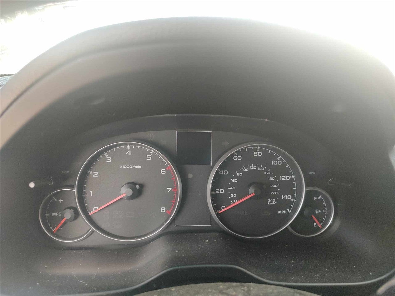 2013 2014 Subaru Legacy Speedometer Instrument Gauge Cluster 2.5L US market AT CVT without pre crash system