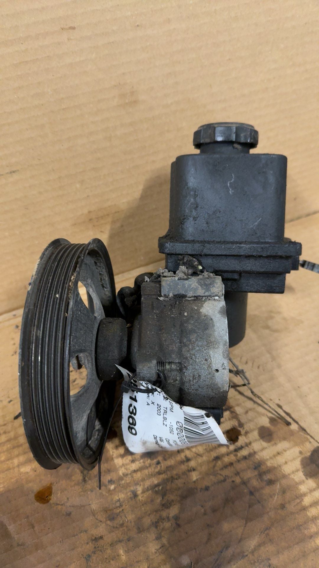 2002 2003 Chevrolet Trailblazer, GMC Envoy, Oldsmobile Bravada Power Steering Pump 6 Cylinder