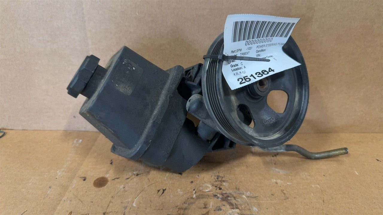 2002 2003 Chevrolet Trailblazer EXT, GMC Envoy XL, Isuzu Ascender Power Steering Pump 4.2L 6 Cylinder
