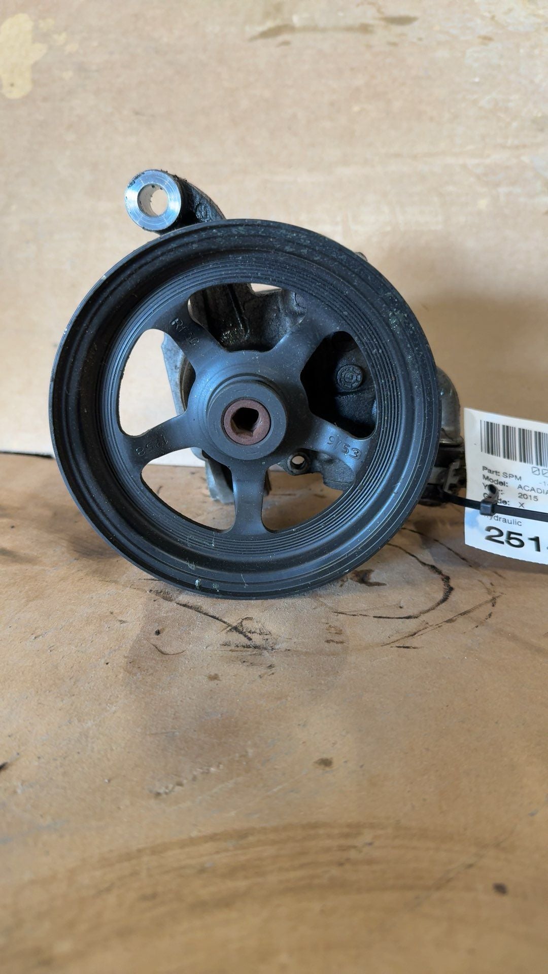 2007 thru 2017 GMC Acadia, Buick Enclave, Chevrolet Traverse, Saturn Outlook Power Steering Pump VIN J 11th digit Limited