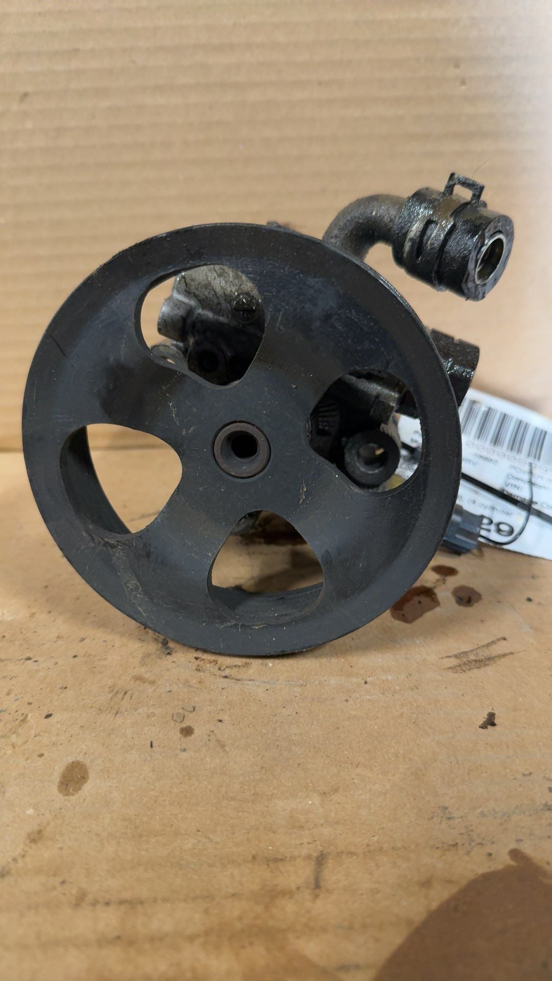 2002 thru 2009 Toyota Camry, Toyota Solara Power Steering Pump VIN E 4 cylinder