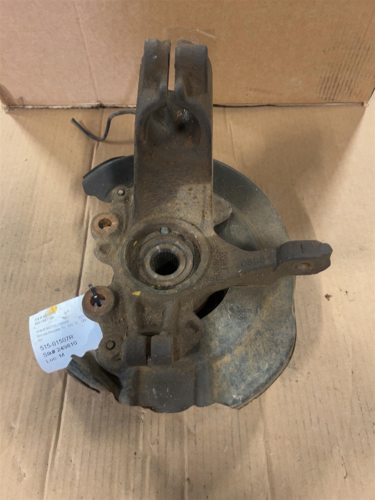 2012 thru 2018 Ford Focus Passenger Side Right Spindle Knuckle FR ABS R