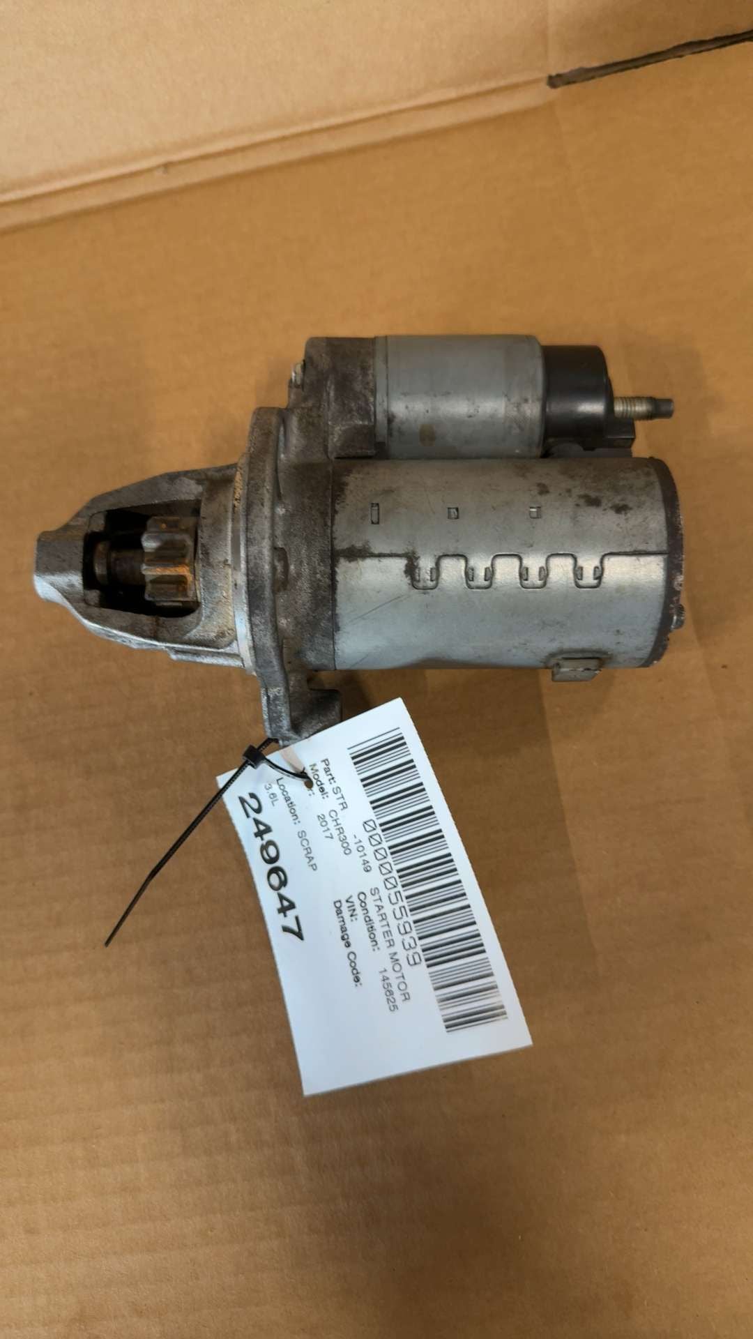 2012 thru 2024 Jeep Wrangler, Dodge 1500, Chrysler 300, Dodge Challenger and 1 more Engine Starter Motor 3.6L