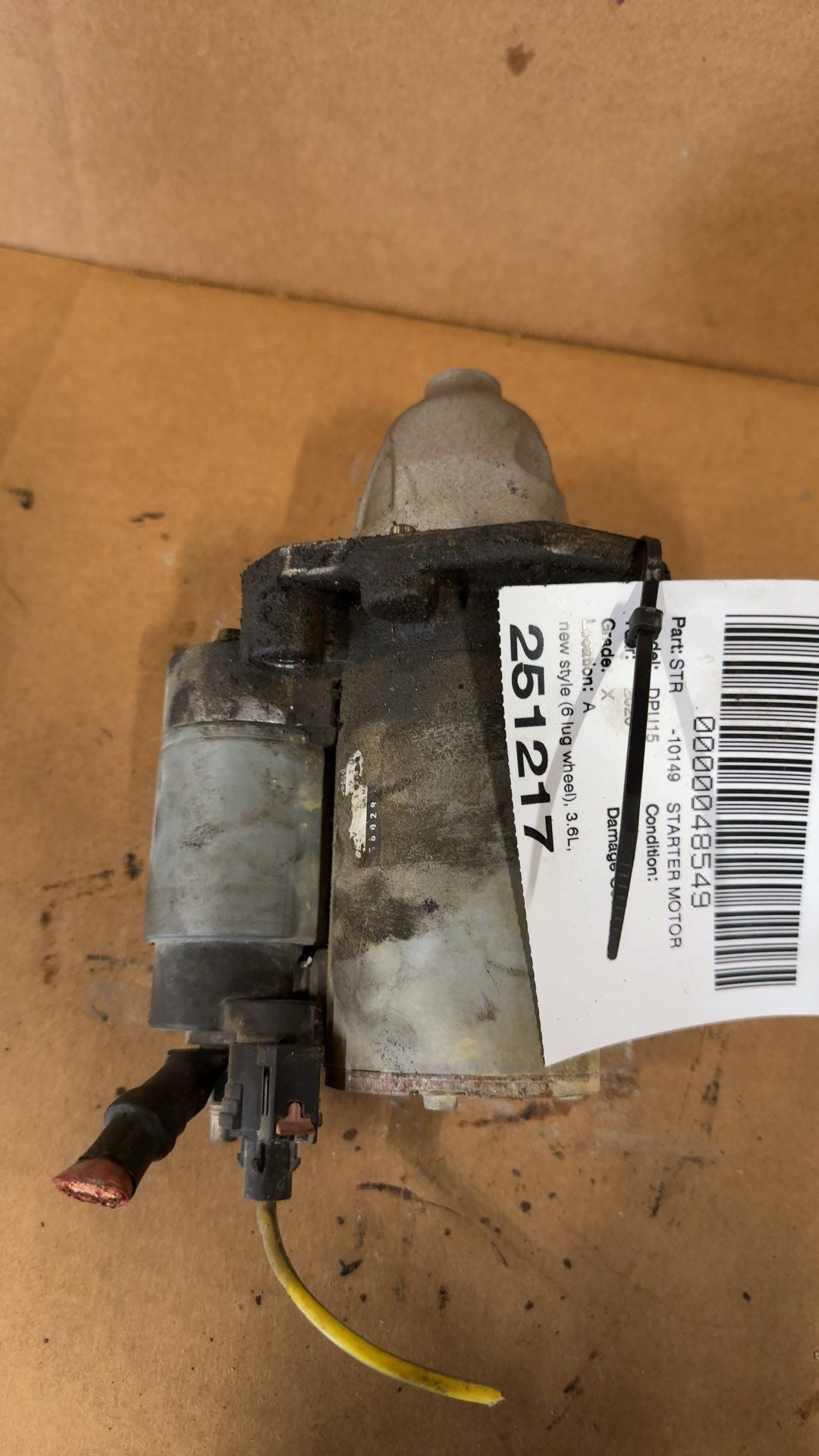 2012 thru 2024 Jeep Wrangler, Dodge 1500, Chrysler 300, Dodge Challenger and 1 more Engine Starter Motor 3.6L
