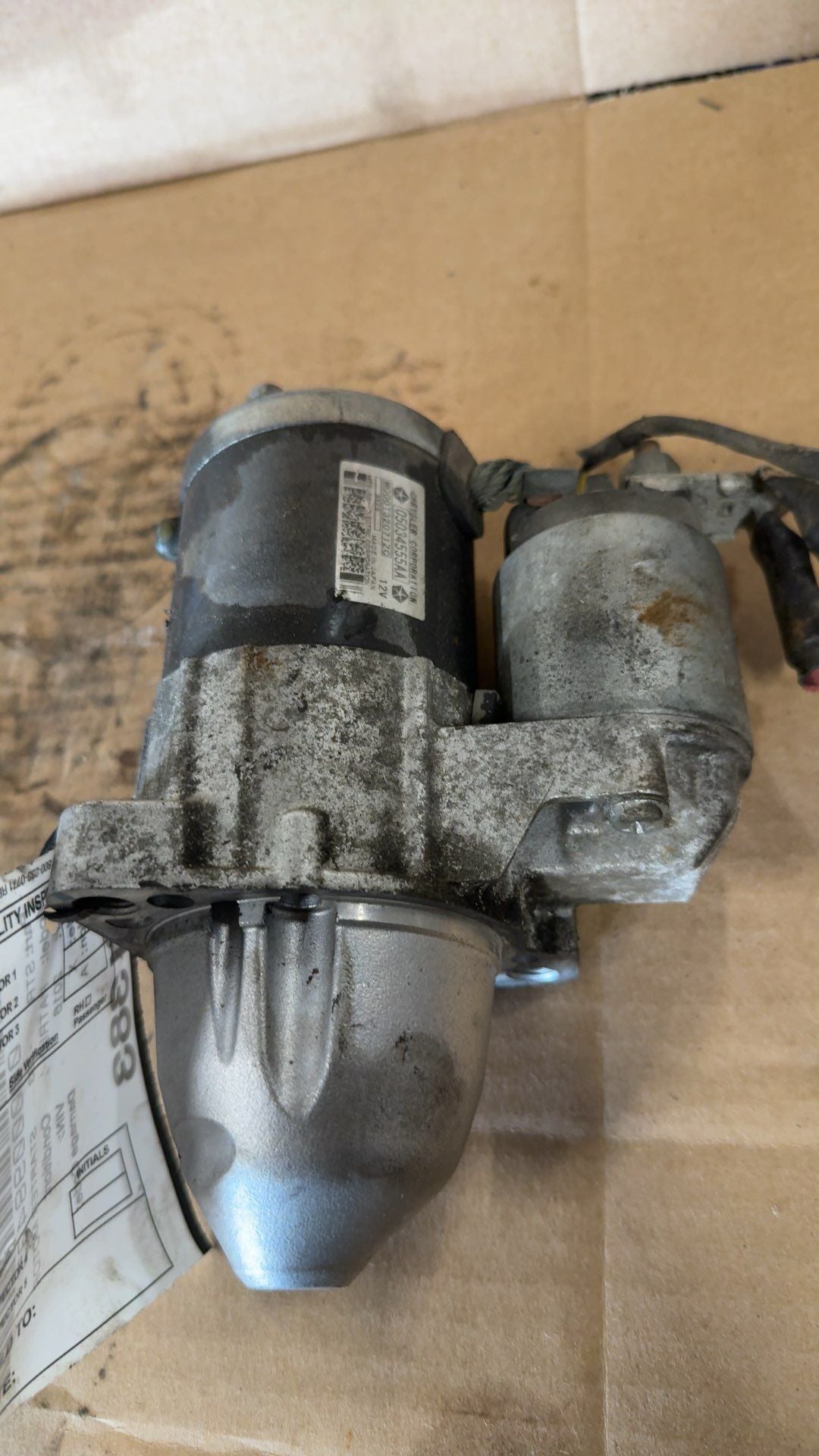 2007 thru 2020 Dodge Journey, Jeep Compass, Jeep Patriot, Dodge Caliber and 2 more Engine Starter Motor 4 Cylinder