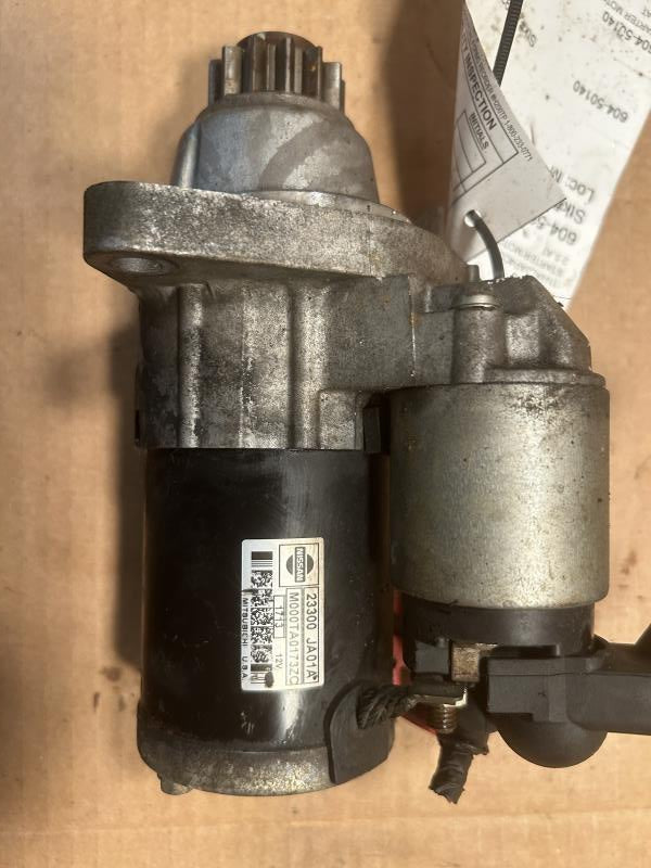 2007 thru 2013 Nissan Altima Engine Starter Motor AT 2.5L 4 cylinder