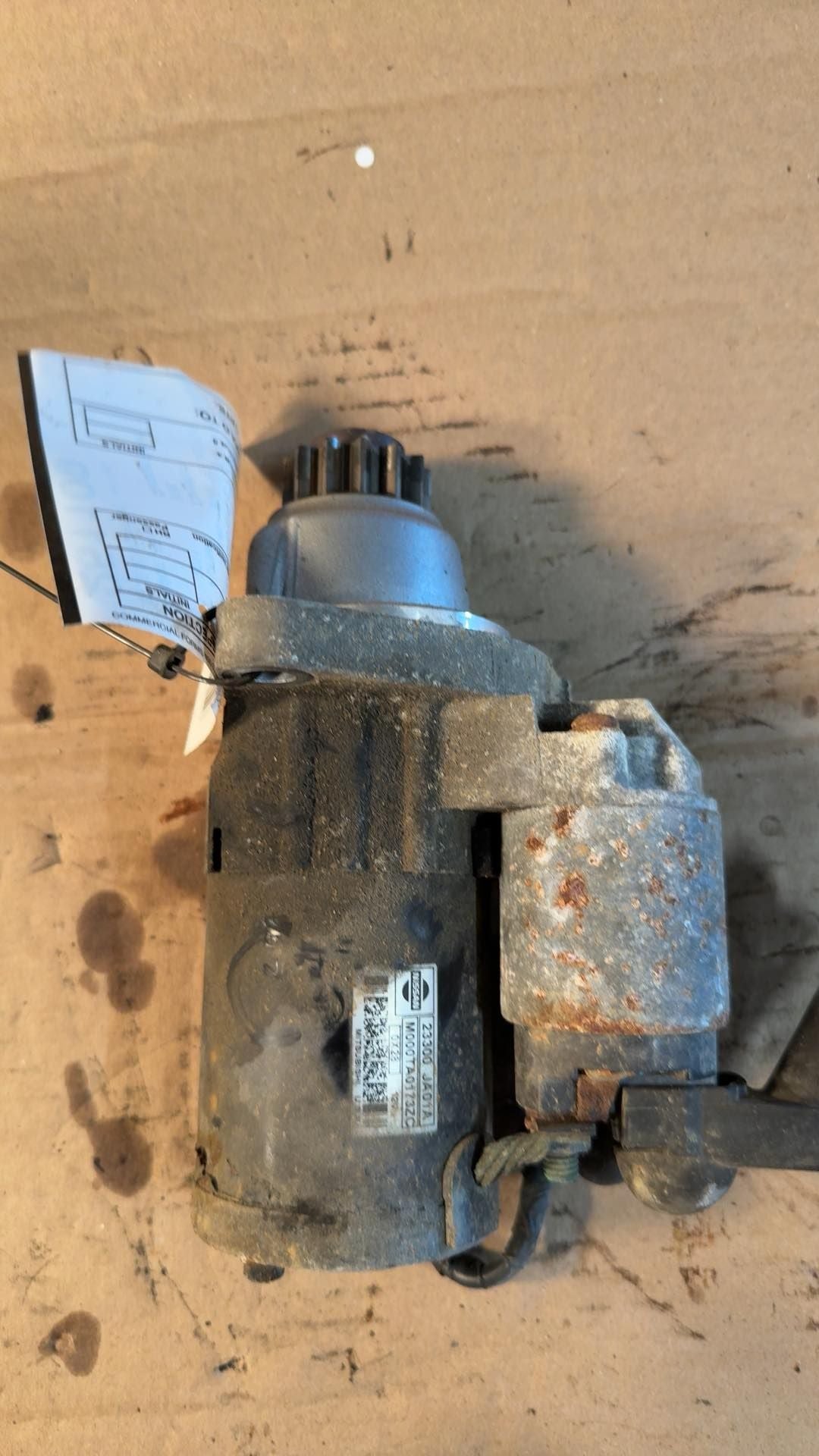 2007 thru 2013 Nissan Altima Engine Starter Motor 2.5L AT 4 cylinder