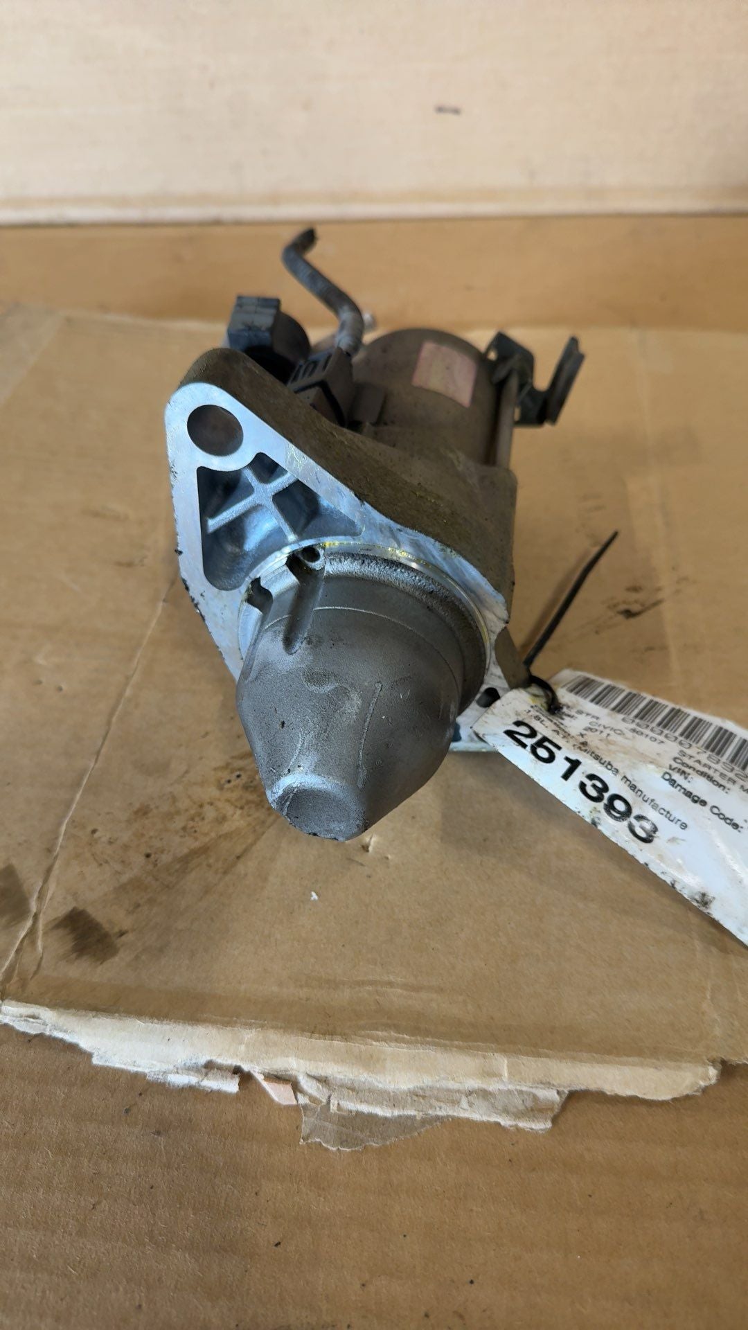 2006 thru 2011 Honda Civic Engine Starter Motor 1.8L AT Mitsuba manufacturer