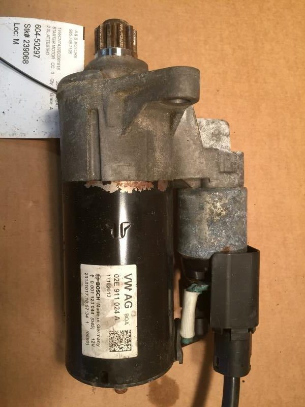 2009 thru 2016 Volkswagen Jetta, Audi A3, Volkswagen Golf, Audi TT and 2 more Engine Starter Motor 2.0L