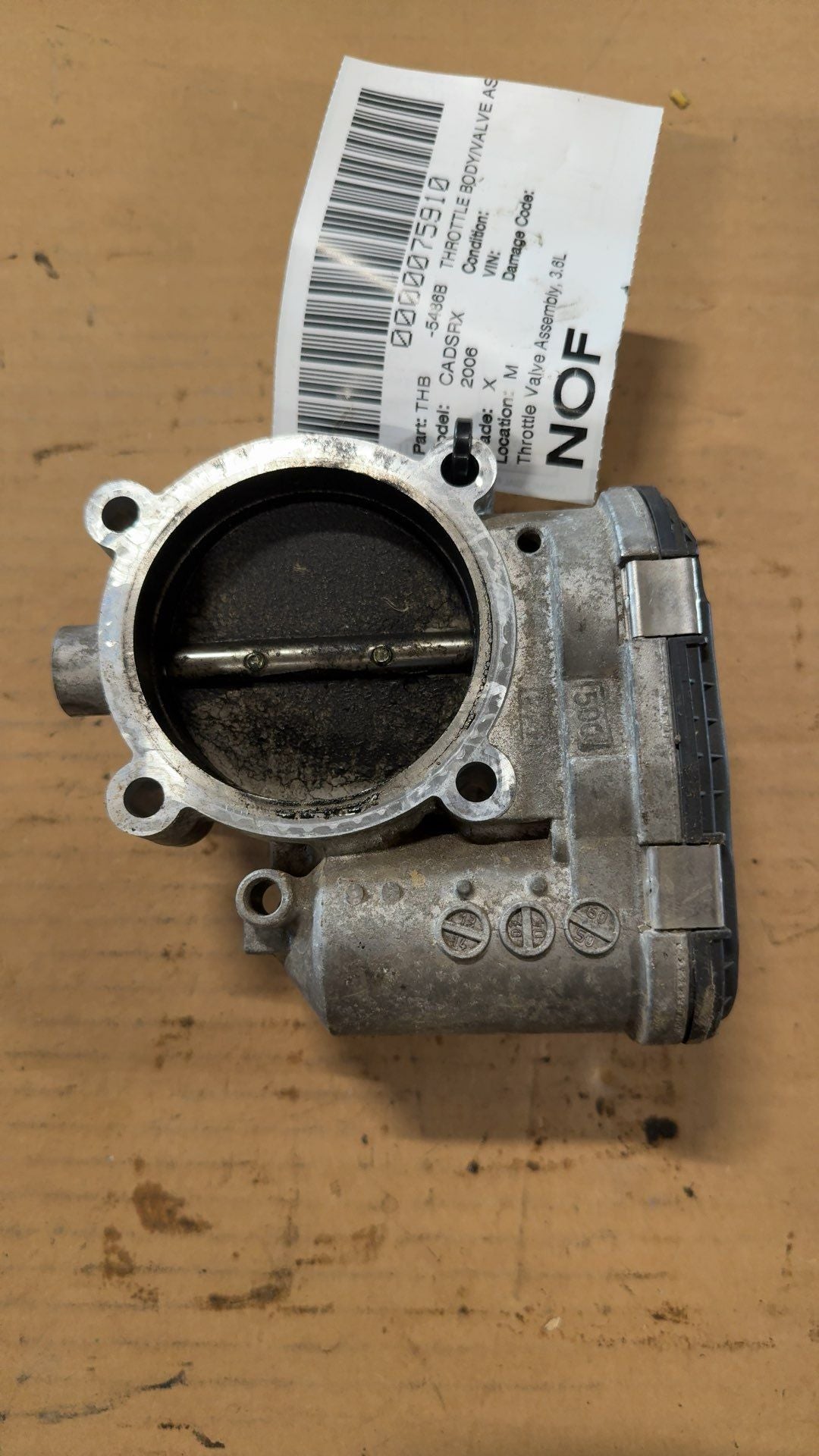 2004 thru 2008 Cadillac CTS, Buick Allure, Buick Lacrosse, Buick Rendezvous and 2 more Throttle Body Assembly 3.6L Valve