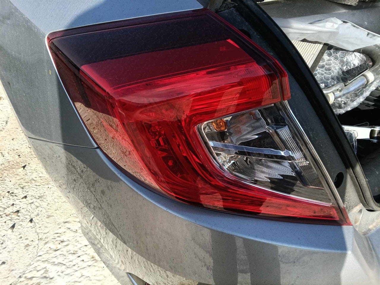 2016 thru 2021 Honda Civic Driver Side Left Tail Light Lamp Assembly Sedan quarter mounted L