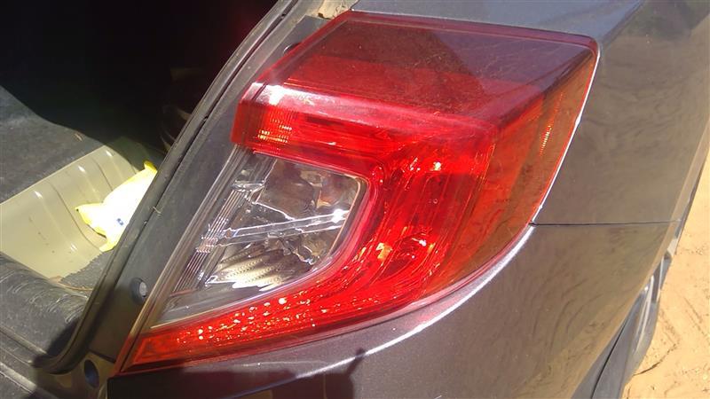 2016 thru 2021 Honda Civic Passenger Side Right Tail Light Lamp Assembly Sedan quarter mounted R